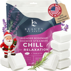 Beauty by Earth shower steamers packaging for gifting