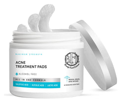 Beauty Facial Extreme acne pads closeup texture for exfoliation.