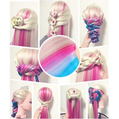 Beauty Star mannequin head closeup face as a realistic styling reference.