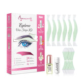 Beauty7 hair removal kit front view shows gentle waxing for sensitive skin.