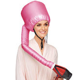 Beautyours safety portable hair dryer bonnet in-use for convenient at-home hair setting with even heat