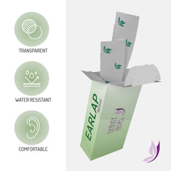 Beauty Tapes Earlap MaxHold adhesive wipes image shows included wipes for gentle release.