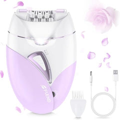 BEAUZMO epilator front view shows 36 tweezers for efficient removal