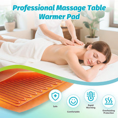 BECALIN massage table warmer with 9 heat settings for personalized comfort during therapy sessions.