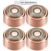 BECHY gen3 replacement head with ring light for precise, gentle facial hair removal.