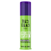 TIGI Bed Head Curls Rock Amplifier cream bottle defines curls with flexible hold