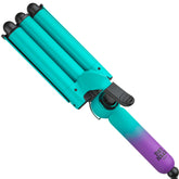 Bed Head Wave Affair jumbo 3-barrel waver front view for quick, shiny styling.