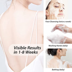 Bee & Flower Shanghai sulfur soap on the face demonstrates gentle cleansing in daily routine.