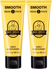Bee Bald SMOOTH bottle closeup for daily hydration and tone
