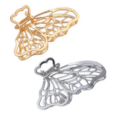 BeeGift large metal hair claw in gold with secure grip for everyday wear