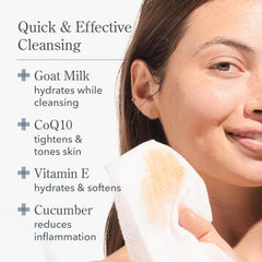 Beekman 1802 goat-milk closeup highlighting gentle cleansing