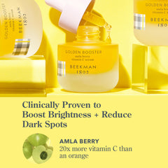 Beekman 1802 Golden Booster dropper demonstrates fragrance-free morning application