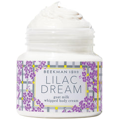 Beekman 1802 whipped body cream bottle front for smooth hydrated skin
