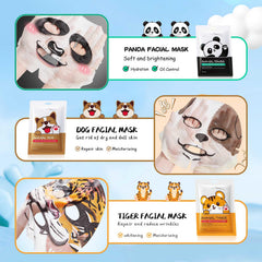 Beenefits animal mask tiger design adds bold refreshing spa moment