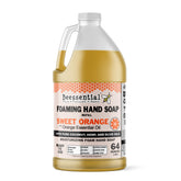 Beessential orange foaming hand soap refill pour for quick kitchen handwashing