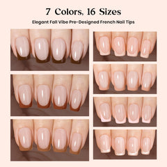 Beetles 224-piece press-on nails pack highlights size variety