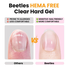 Beetles 9in1 Hard Gel Set 1oz (9in1-hard-gel-set-1oz) supports versatile nail building and shaping.