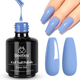 Beetles Baby Blue Gel Polish 15ml bottle ready for spring manicure with long-lasting color