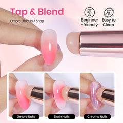 Beetles Blooming Gel gradient brush for smooth ombre blending