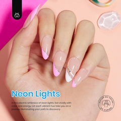 Beetles blue neon gel polish for vibrant party nails