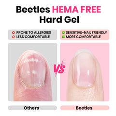 Beetles Builder Gel clear for natural overlays and sculpted extensions