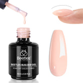 Beetles Builder Gel nails-application offers smooth base coverage for flawless nail prep.