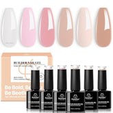 Beetles Builder Gel Set Sheer Luck color swatches for DIY manicures