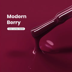 Beetles Burgundy Red gel application swatch previews smooth, streak-free finish