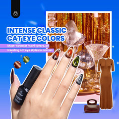 Beetles Cat Eye Gel Nail Polish Kit base coat for strong adhesion