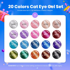 Beetles Cat Eye Gel Nail Polish Kit magnet for customizable effects at home
