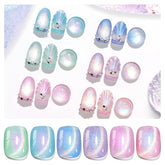 Beetles Cat Eye Gel Nail Polish Set packshot highlights magnetic shades for chic at-home manicures.