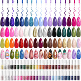 Beetles Christmas Gel Liner Set box showcases 50 colors for versatile winter nail art