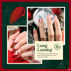 Beetles Christmas Gel Nail Polish winter collection for festive looks.