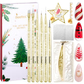 Beetles Christmas Nail Art Brushes dotting pen for precise detailing