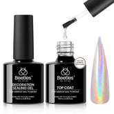 Beetles Chrome Top Coat gloss finish highlights chrome powder shine and durability