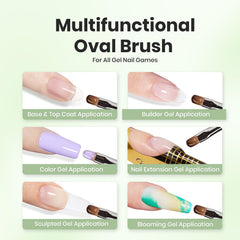 Beetles Clean-Up Brush removes excess polish for a professional finish.