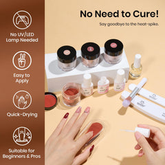 Beetles Dip Powder activator speeds setting without UV lamps.