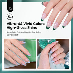 Beetles Dip Powder Kit long-lasting glossy finish on nails