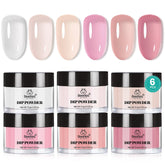Beetles Dip Powder Nail Kit six colors swatches for versatile year-round manicure