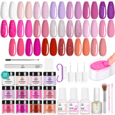 Beetles Gel Polish Dip Powder Kit color swatches for versatile manicure ideas.