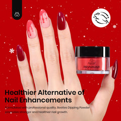 Beetles dip powder no-lamp curing demonstrates quick, salon-like results at home.