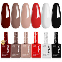 Beetles Fall Winter gel polish set: six bottle shades for at-home manicures.