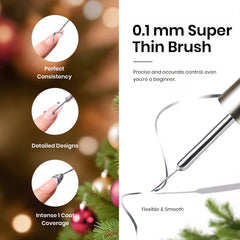 Beetles gel liner precision brush-tip image for smooth one-stroke application.