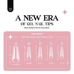 Beetles Gel Nail Kit 12 sizes numbered tips to fit every finger precisely