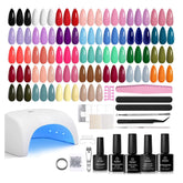 Beetles Gel Nail Kit out of box shows a complete at-home manicure setup.