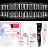 Beetles Gel Nail Kit Short Square packaging for at-home manicure