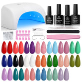 Beetles Gel Nail Kit UV lamp enables at-home gel manicures.