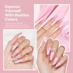 Beetles cuticle tools and buffers aid prep for a professional finish.