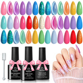 Beetles Gel Polish Set packaging showcases complete kit for quick nail artistry