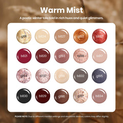 Beetles Gel Nail Polish Set winter nudes for elegant everyday nails